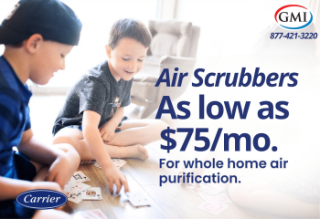 Air scrubber as low as $75 a month with GMI Mechanical